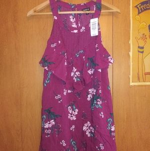 Torrid floral sleeveless top. Size 1